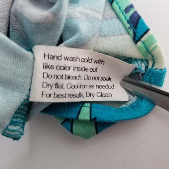 Vintage Tori Richard Honolulu Hawaiian Tropical Floral Midi Dropped Wais Dress L - Picture 9 of 11